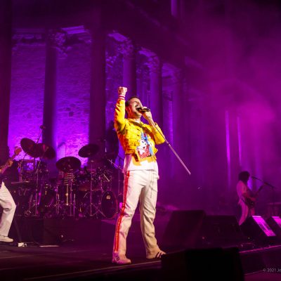STONE&MUSIC FESTIVAL 24/09/2021.- God Save The Queen en el Teatro Romano de Mérida en el marco del Stone Music. foto/ Jero Morales