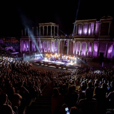 STONE&MUSIC FESTIVAL 10/09/2021.- Teatro Romano de Mérida.Vanesa Martín . Foto/ Jero Morales