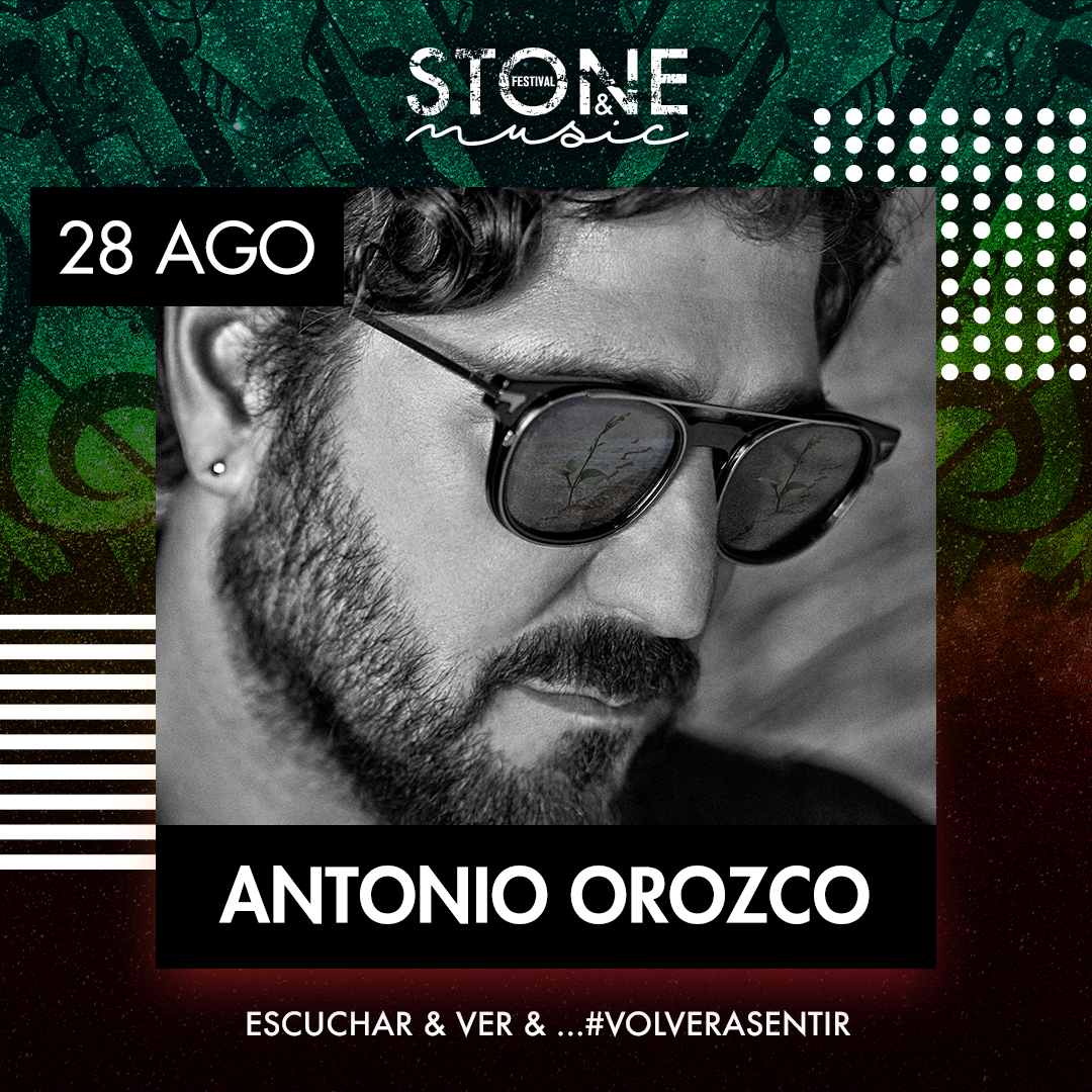 stoneandmusicfestival  Antonio Orozco se suma al cartel del STONE & MUSIC  Festival
