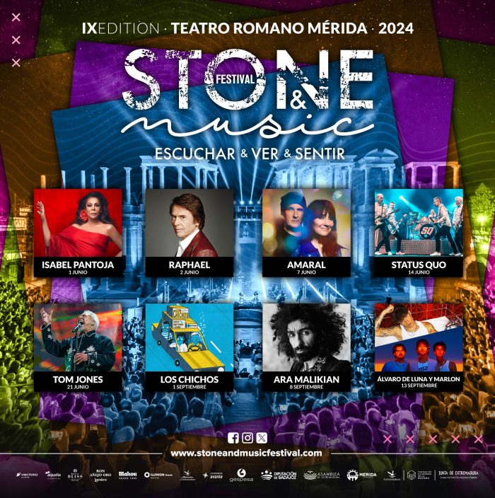 stoneandmusicfestival Tom Jones, Status Quo, Isabel Pantoja, Álvaro